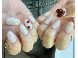 ～ぷっくりハートネイル～