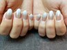 【深爪矯正】【ハンド】スカルプで長さ出し/艶カラーグラデーション/丁寧ケア