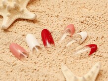 バンブーネイル(BAMBOO NAIL)/フレンチ・逆フレンチ¥6912