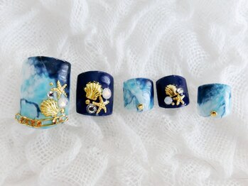 ネイリシャス(NAILICIOUS)/夏アイコンつけ放題♪フット