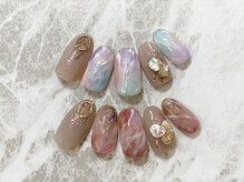 ネイルサロン キャンディネイル(Candy Nail)/タイダイ大理石ｂｙ佐合