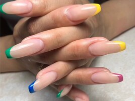 ハンド / カラフルフレンチ