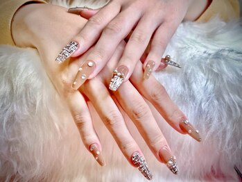 ルビーネイル 太閤通駅店(RUBY NAIL)/フリーデザイン スカルプ