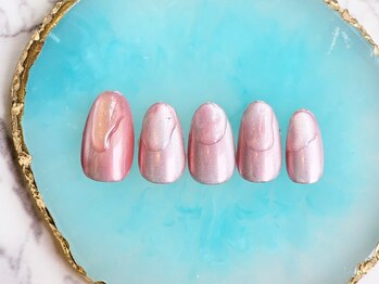 ネイルサロン フローリア(nail salon Florir)/ミラーネイル×ぷっくりネイル