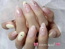 ココネイル 吉祥寺(coco.nail)/パステルイエローネイル