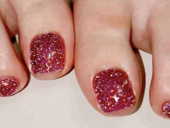ハッチネイル(HACCI nail)の写真/【巻き爪アップジェル2本＆フットネイル¥16,500→¥14,300】巻き爪改善しながらフットネイルが楽しめる♪
