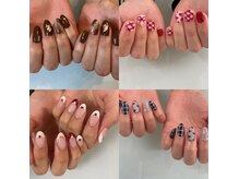 ビューティールームウィズ(beauty room w/)の雰囲気（シンプル系～季節感あるアートやデザイン豊富！長さ出しも可能♪）