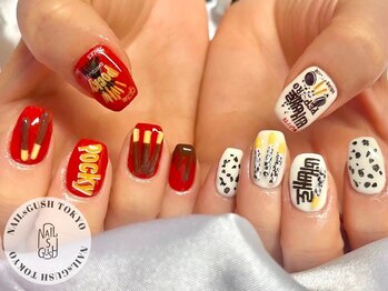 ネイルズガッシュ 武蔵小山店(NAILsGUSH)/ポッキー/アート/手書き