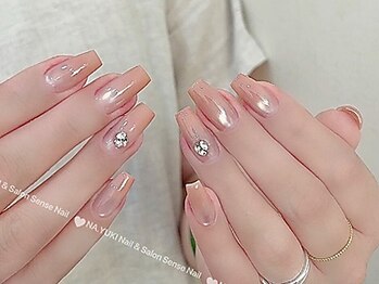 ナユキ 池袋店(NA.YUKI)の写真/ハイセンスなモテネイルで注目の的間違いなし♪【2022年大人気のチークネイル¥8980/持ち込みデザイン可】