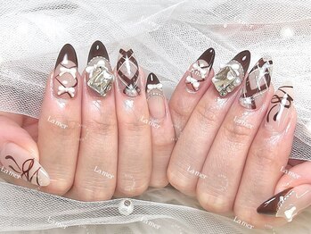 ラメール(La mer)/バレンタイン/リボンネイル