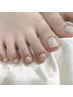 【FOOT】ワンカラー / ラメグラデーション