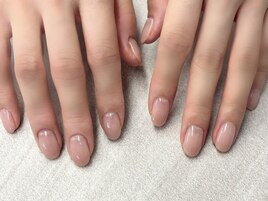 清楚系ピンクグラデ