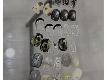 ナッティー(natty)の写真/人と被らない一癖デザイン、洗練されたニュアンスアートまで。自分らしさを大切にオンリーワンなネイルを◎