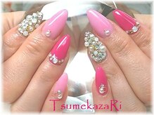 ツメカザリ(TsumekazaRi)/★ピンク＆スワロ★
