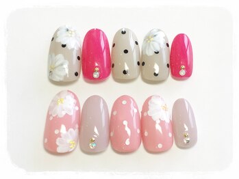 ネイルサロン ブリオン(Nail Salon Bullion)/フラワードットネイル