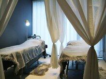 アンノン(unnon)/内観/カーテン仕切り施術ルーム