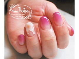 桜ネイル　オフィスネイル