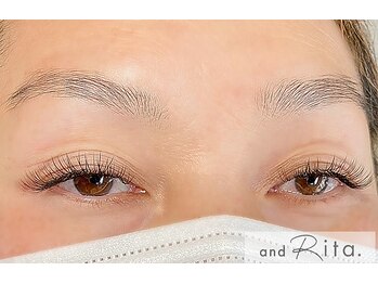 アンドリタ/マツエク：フラットラッシュ