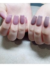 ラグネル(Luxnal)/くすみワンカラーネイル