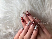 アンガット(angot.)/レオパードリボン