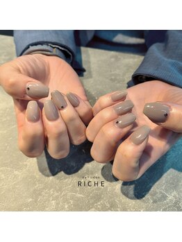 リッシュ(RICHE)/大人ブルーグレーネイル