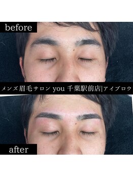 ユー 千葉駅前店(you)/メンズ眉毛/メンズ眉/千葉駅