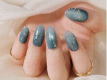 ニュアンスブルーマグネイル