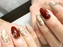 ラルージュ(La Ru-Ju)/ボルドー×レオパード