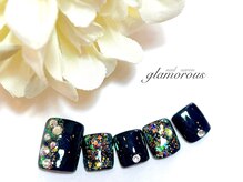 ネイルグラマラス 西新井店/《フットネイル》ストーンネイル