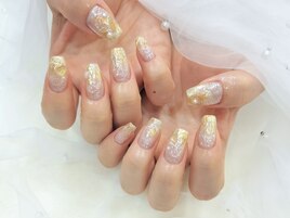 ニュアンス/ゴールド/ラメ