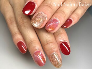 大理石ネイル/アート/キラキラ