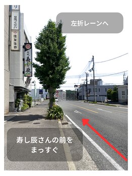 リサホリスティックセラピー/鳴門駅を左手に見て国道を北へ