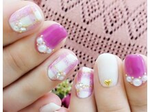 ネイルサロン カラーエイト(Nailsalon COLOR.8)/オーダーアート￥8990
