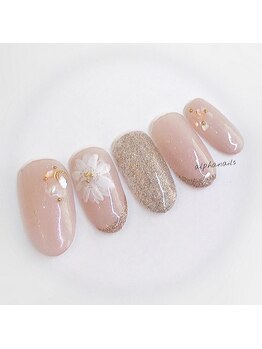 アルファ ネイルズ(ALPHA NAILS)/【特集】　ブライダル ネイル