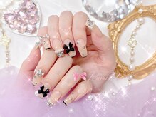 ワンホンネイル 新宿(Rumi Nail)/ツイードネイル/キラキラ定額