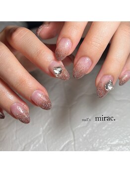 ネイルズミラク(nail's mirac.)/バレンタインネイル