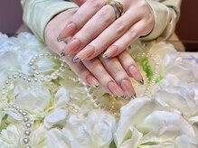 ヌアージュ(Nuage)/【スカルプ＋ガラスフレンチ】