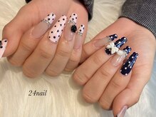 ニーヨンネイル(24nail)/ドットネイル