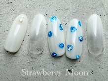 サロンストロベリームーン(Salon Strawberry Moon)/ブルーフラワー￥6980