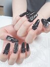 黒ネイル