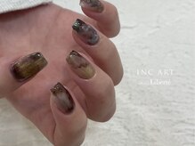 アトリエ リベルテ 市電通り店(atelier Liberte)/ニュアンス インクネイル aoi