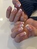 【どんなシーンでもお使い出来るno‘1 デザイン】　ハンドフレンチ　¥5900