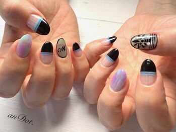 千葉ロッテ推しネイル