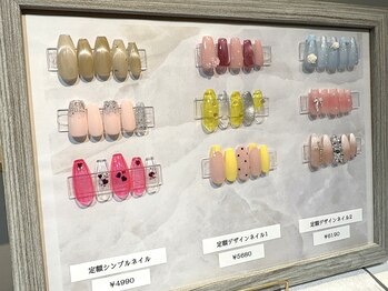 ローブド 東大阪店(ROBED)の写真/【若江岩田駅】通いやすい定額ネイルが人気☆高技術で自爪に優しいフィルイン◎、トレンドネイルが豊富☆