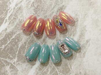 ネイルサロン キャンディネイル(Candy Nail)/ミラーネイルby石塚