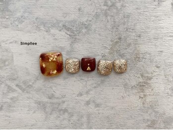 シンプリー 下北沢店(Simpliee)/定額フット べっ甲 秋色
