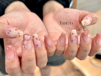 トコ(toco)/さくらんぼネイル