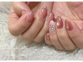 ドライフラワーをフレンチに