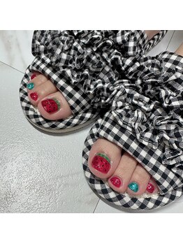 デザインフットネイル