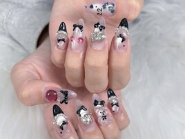 つけ放題/リボン/長さ出し